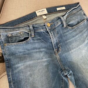 Frame Denim Women's High Rise Blue Jeans